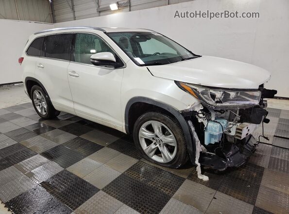 5TDYZRFH2JS266189 2018 TOYOTA HIGHLANDER White 