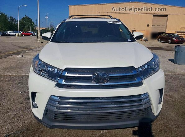5TDYZRFH2JS281453 2018 TOYOTA HIGHLANDER White Դիմացի տեսք