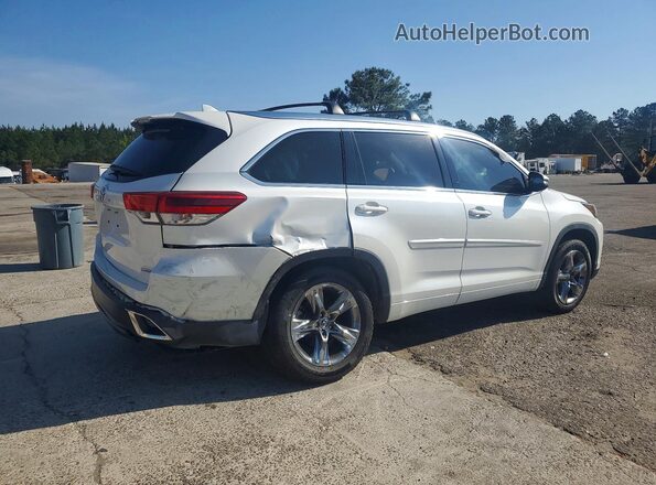 5TDYZRFH2JS281453 2018 TOYOTA HIGHLANDER White Հետևի աջ