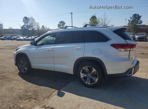 5TDYZRFH2JS281453 2018 TOYOTA HIGHLANDER White Հետևի ձախ
