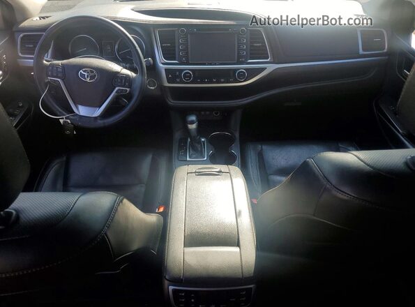 5TDYZRFH2JS281453 2018 TOYOTA HIGHLANDER White Առջևի վահանակի տեսք