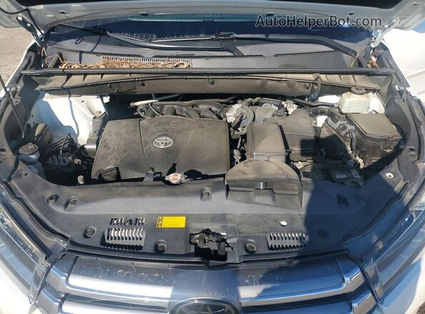 5TDYZRFH2JS281453 2018 TOYOTA HIGHLANDER White Շարժիչի բաժամունքի տեսք