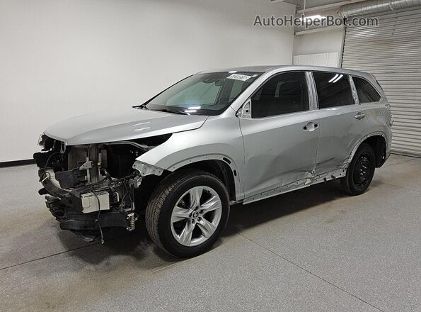 5TDYZRFH3JS246257 2018 TOYOTA HIGHLANDER Gray 