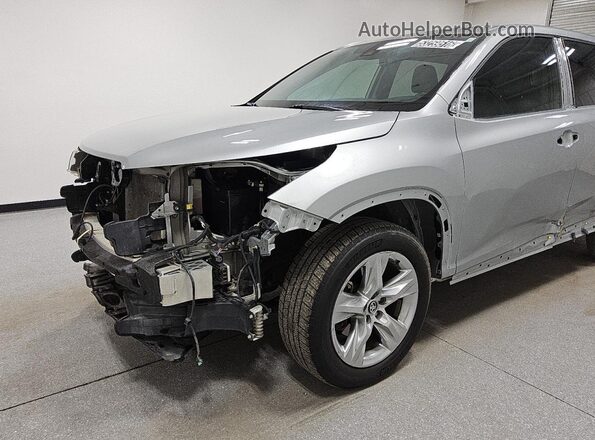 5TDYZRFH3JS246257 2018 TOYOTA HIGHLANDER Gray 