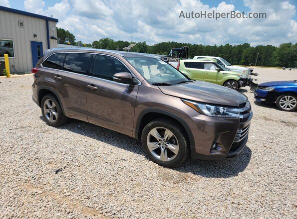 5TDYZRFH3JS253094 2018 TOYOTA HIGHLANDER Brown Front right