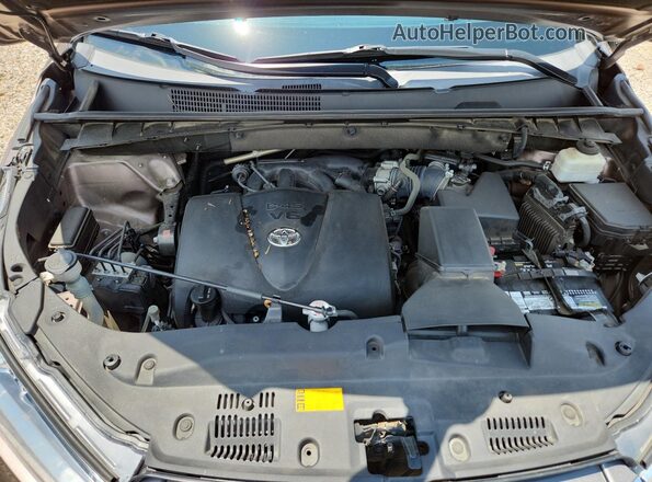 5TDYZRFH3JS253094 2018 TOYOTA HIGHLANDER Brown Engine compartment view
