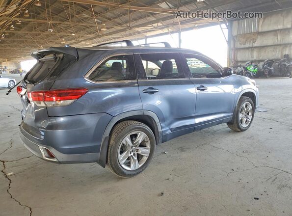 5TDYZRFH3JS275466 2018 TOYOTA HIGHLANDER Blue Tył prawy