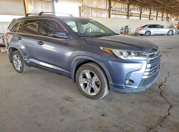 5TDYZRFH3JS275466 2018 TOYOTA HIGHLANDER Blue Przód prawy