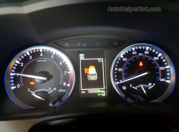5TDYZRFH3JS275466 2018 TOYOTA HIGHLANDER Blue Widok zestawu wskaźników