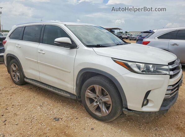 5TDYZRFH4HS206893 2017 TOYOTA HIGHLANDER White Front right