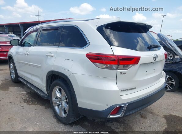 5TDYZRFH4JS242444 2018 TOYOTA HIGHLANDER White Задня ліва чверть