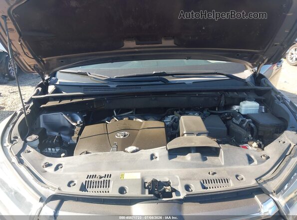 5TDYZRFH4KS317127 2019 TOYOTA HIGHLANDER Серый Вид сзади