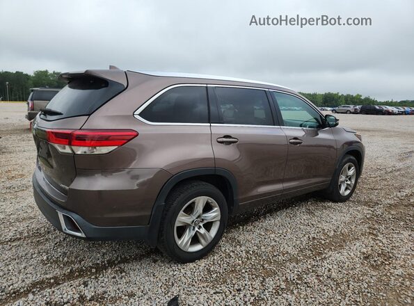 5TDYZRFH5HS209737 2017 TOYOTA HIGHLANDER Brown Հետևի աջ
