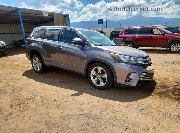 5TDYZRFH6HS187540 2017 TOYOTA HIGHLANDER Charcoal Передня права чверть