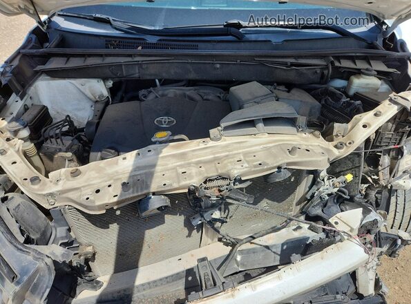 5TDYZRFH6HS192169 2017 TOYOTA HIGHLANDER White Widok komory silnika