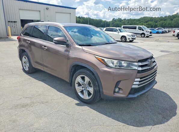 5TDYZRFH7JS242938 2018 TOYOTA HIGHLANDER Brown Առջևի աջ