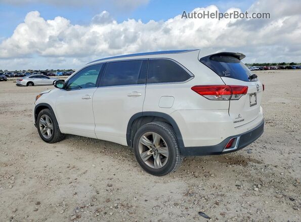 5TDYZRFH8HS192030 2017 TOYOTA HIGHLANDER Белый Задняя левая четверть