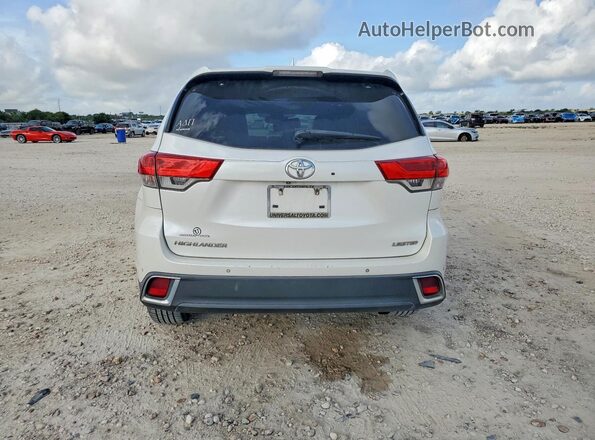 5TDYZRFH8HS192030 2017 TOYOTA HIGHLANDER Белый Вид сзади