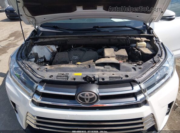 5TDYZRFH8HS209814 2017 TOYOTA HIGHLANDER White Vista trasera