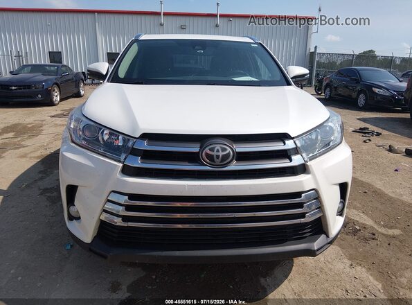 5TDYZRFH8HS209814 2017 TOYOTA HIGHLANDER White Vista del cuadro de instrumentos