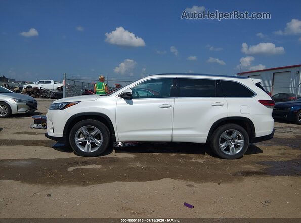 5TDYZRFH8HS209814 2017 TOYOTA HIGHLANDER White Vista interior de 360 grados