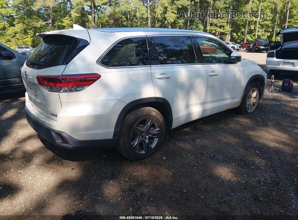 5TDYZRFH8JS275351 2018 TOYOTA HIGHLANDER White Trasero derecho