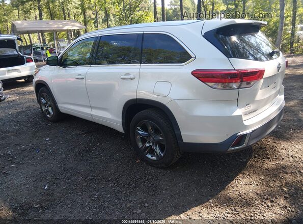 5TDYZRFH8JS275351 2018 TOYOTA HIGHLANDER White Trasero izquierdo