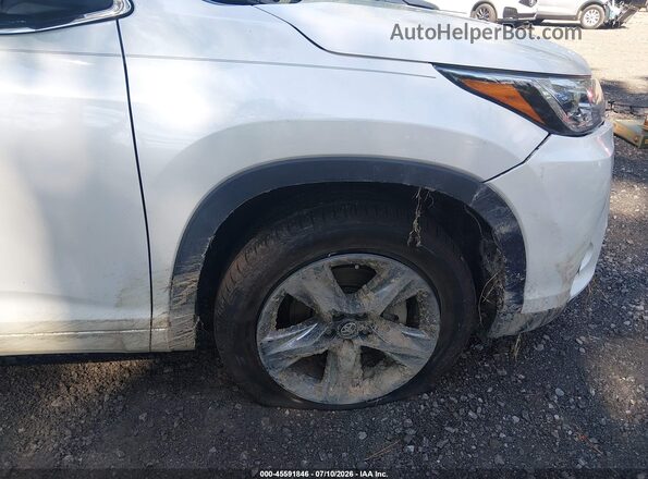 5TDYZRFH8JS275351 2018 TOYOTA HIGHLANDER White Vista frontal