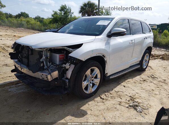 5TDYZRFH8KS331340 2019 TOYOTA HIGHLANDER White Przód lewy