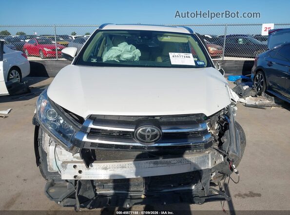 5TDYZRFH9HS228940 2017 TOYOTA HIGHLANDER White Սալոնի հետևի տեսք