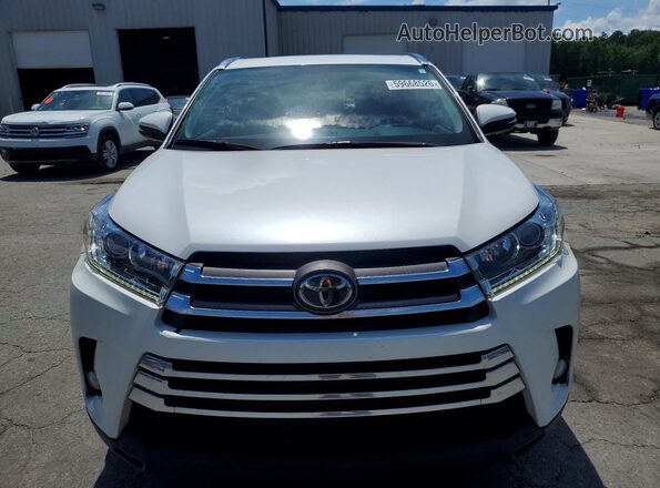 5TDYZRFH9JS273768 2018 TOYOTA HIGHLANDER White Vista frontal