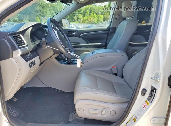 5TDYZRFH9JS273768 2018 TOYOTA HIGHLANDER White Vista interior delantera
