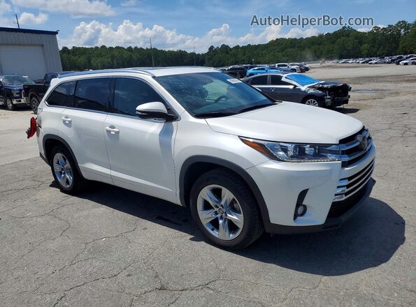 5TDYZRFH9JS273768 2018 TOYOTA HIGHLANDER White Delantero derecho