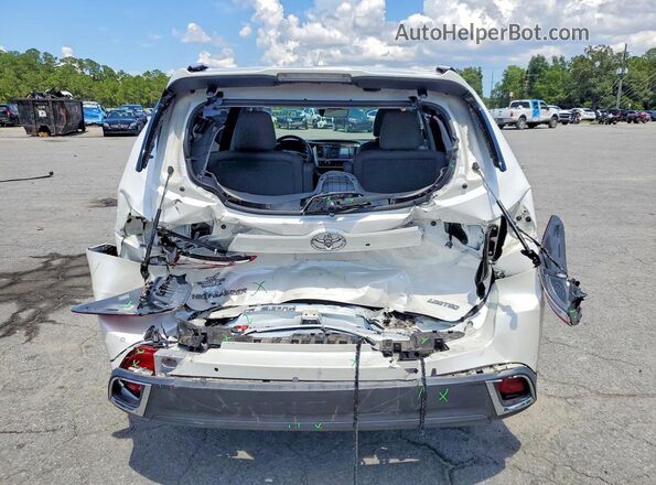 5TDYZRFH9JS273768 2018 TOYOTA HIGHLANDER White Vista trasera