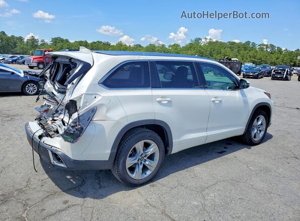 5TDYZRFH9JS273768 2018 TOYOTA HIGHLANDER White Trasero derecho