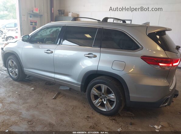 5TDYZRFH9KS290183 2019 TOYOTA HIGHLANDER Silver Tył lewy