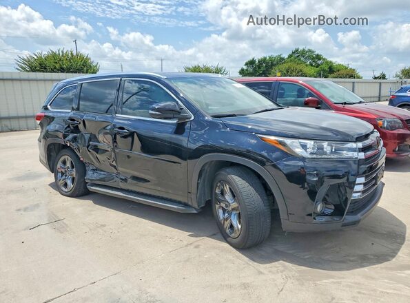 5TDYZRFHXHS198685 2017 TOYOTA HIGHLANDER Black Առջևի աջ