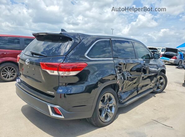 5TDYZRFHXHS198685 2017 TOYOTA HIGHLANDER Black Հետևի աջ