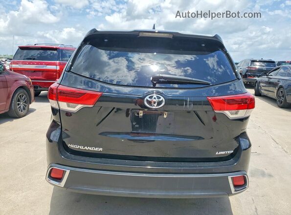 5TDYZRFHXHS198685 2017 TOYOTA HIGHLANDER Black Հետևի տեսք