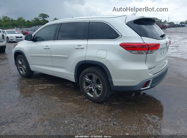 5TDYZRFHXJS265923 2018 TOYOTA HIGHLANDER White Trasero izquierdo