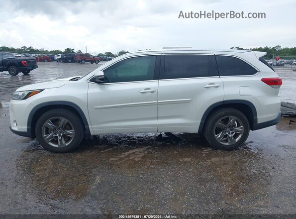 5TDYZRFHXJS265923 2018 TOYOTA HIGHLANDER White 