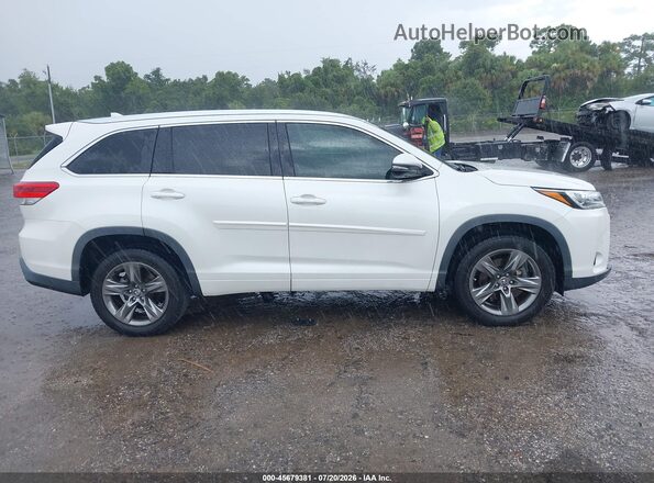 5TDYZRFHXJS265923 2018 TOYOTA HIGHLANDER White Vista interior de 360 grados