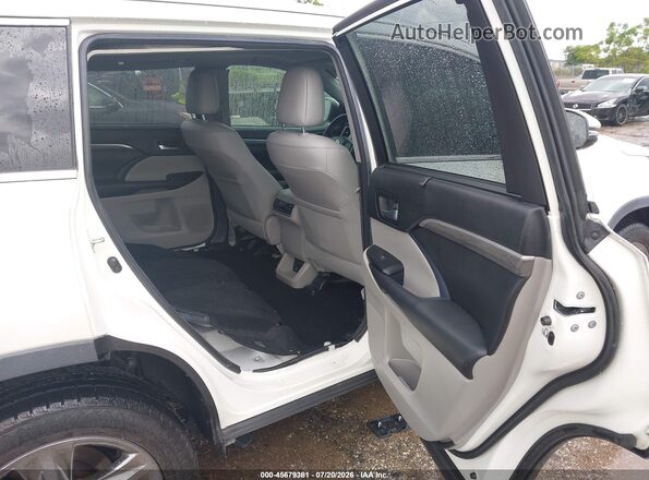 5TDYZRFHXJS265923 2018 TOYOTA HIGHLANDER White Vista de la etiqueta del VIN