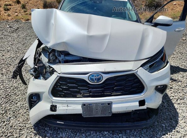 5TDZARAH2MS008780 2021 TOYOTA HIGHLANDER White Շարժիչի բաժամունքի տեսք