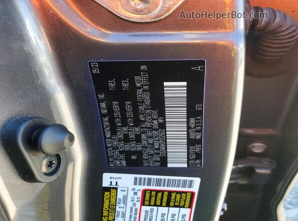 5TDZARAH2PS525632 2023 TOYOTA HIGHLANDER Gray Vista de la etiqueta del VIN