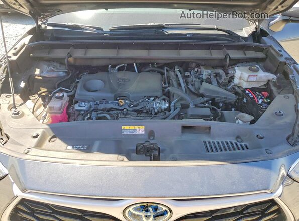 5TDZARAH2PS525632 2023 TOYOTA HIGHLANDER Gray Vista del compartimento del motor