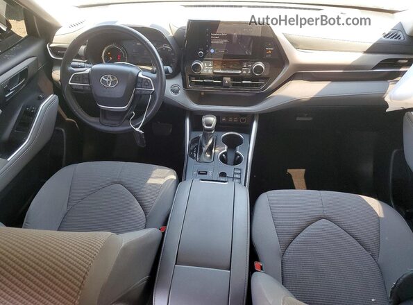5TDZARAH2PS525632 2023 TOYOTA HIGHLANDER Gray Vista del salpicadero