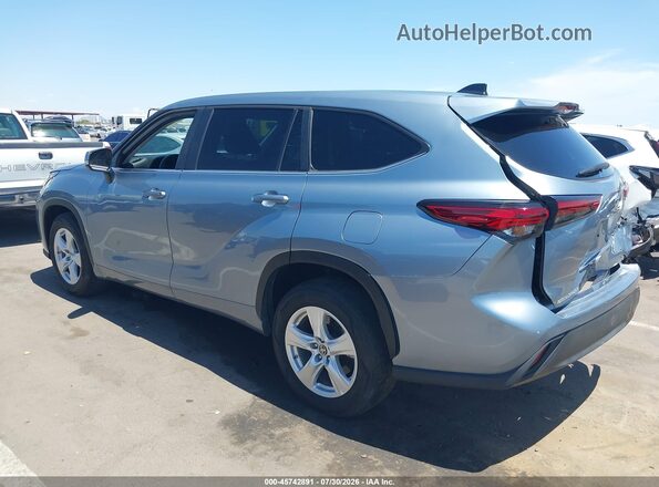 5TDZARAH3PS020098 2023 TOYOTA HIGHLANDER Blue Հետևի ձախ