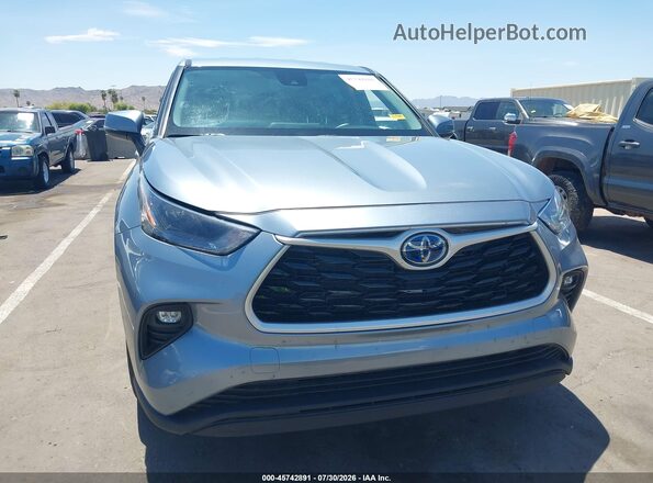 5TDZARAH3PS020098 2023 TOYOTA HIGHLANDER Blue Սարքավորումների վահանակի տեսք
