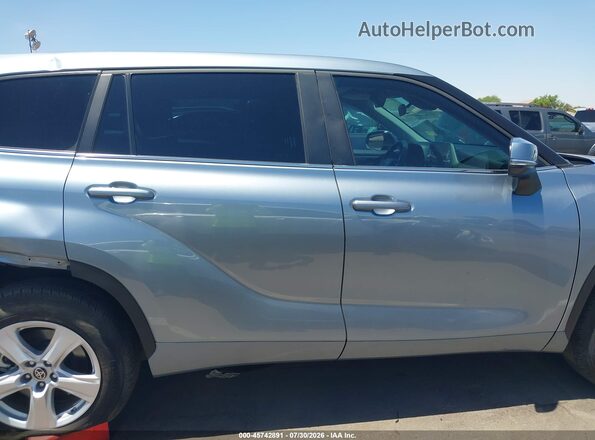 5TDZARAH3PS020098 2023 TOYOTA HIGHLANDER Blue Սալոնի հետևի տեսք